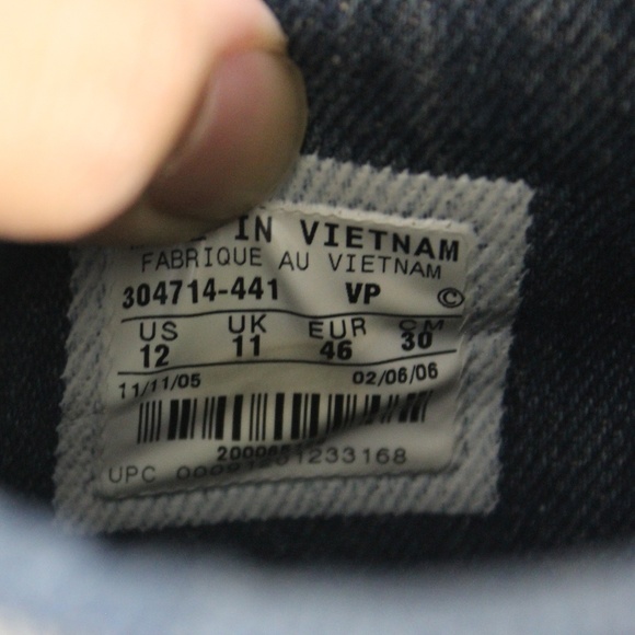 Nike Dunk Low CL Denim 304714 441 Mens 12 S146 - Picture 7 of 8